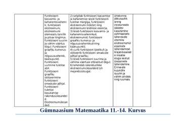 Matemaatika kursused #15
