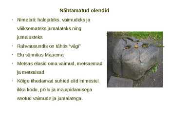 EESTI RAHVAUSUNDIS VAIMU-JA HINGEKÄSITLUS #3