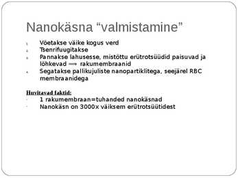 Keemiainformaatika presentatsioon #7