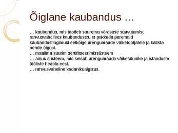 kaubandus #2