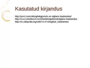 kaubandus #8