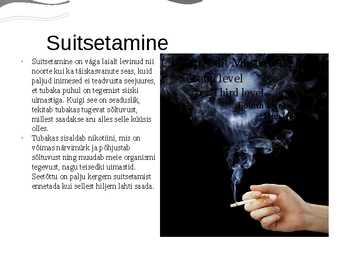 Sõltuvused-suitsetamine #3
