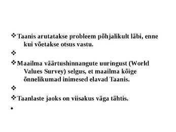 TAANIST JA TAANLASTEST #23