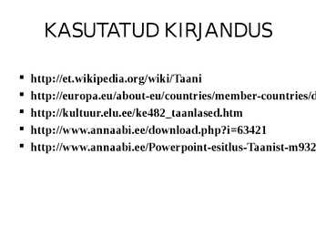 TAANIST JA TAANLASTEST #28