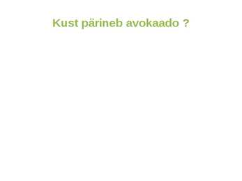 AVOKAADO #4