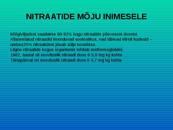 NITRAADID MEIE ELUS #8