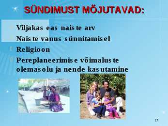 Maailmarahvastik ja rahvastikuprotsessid #17