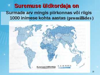 Maailmarahvastik ja rahvastikuprotsessid #20