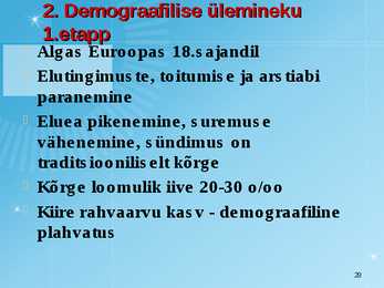 Maailmarahvastik ja rahvastikuprotsessid #28