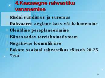 Maailmarahvastik ja rahvastikuprotsessid #30