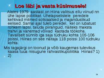 Maailmarahvastik ja rahvastikuprotsessid #54