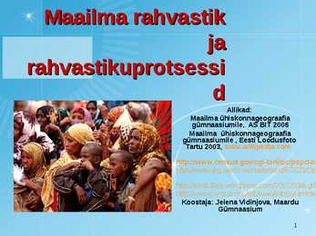 Maailmarahvastik ja rahvastikuprotsessid