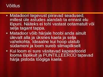 Härjavõitlus #15