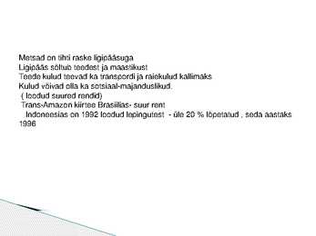 Keskkonna ökonoomika Metsandus #13