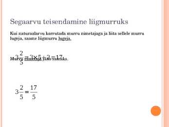 Harilikud murrud #5