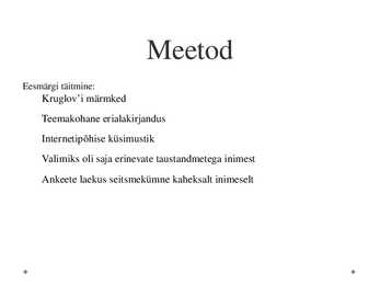 Levinumad arusaamad hüpnoosist #4