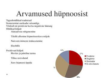 Levinumad arusaamad hüpnoosist #6