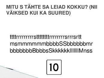 TEEKOND LÄBI S-HÄÄLIKU #14