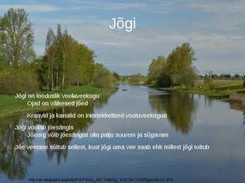 Jõgede veerežiim #2