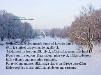 Jõgede veerežiim #13