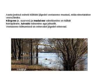 Jõgede veerežiim #5