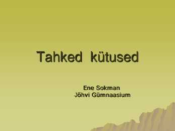 Tahked-kütused