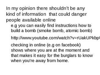 The Internet and Social Order #4