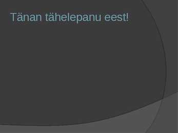 Eluslooduse evolutsioon #6