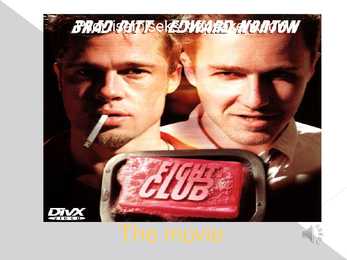 Fight Club-novel-presentation #15