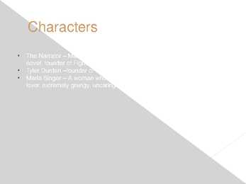 Fight Club-novel-presentation #4