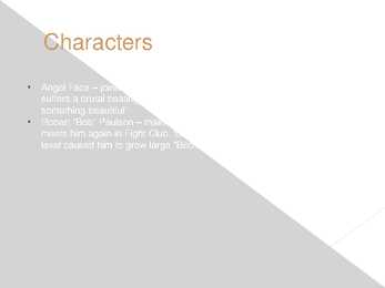Fight Club-novel-presentation #5
