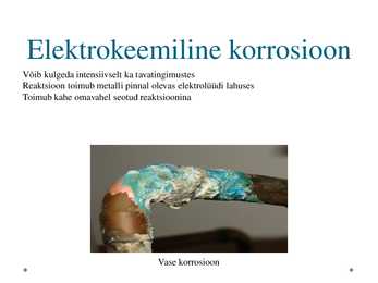 Korrosioon - esitlus #4