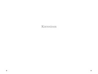 Korrosioon - esitlus