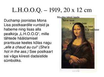 Marcel Duchamp - esitlus #17
