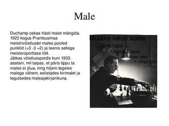 Marcel Duchamp - esitlus #21