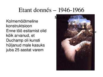Marcel Duchamp - esitlus #24