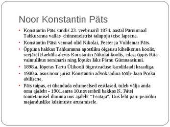 Konstantin Päts #2