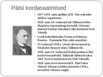 Konstantin Päts #3