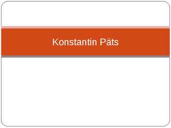 Konstantin Päts