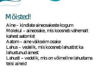 Vesi kui aine-Vee omadused #3