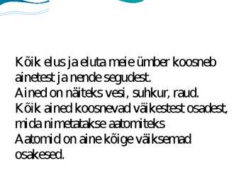 Vesi kui aine-Vee omadused #4