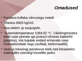 Keemia iseseisev töö - vask #3