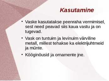 Keemia iseseisev töö - vask #6