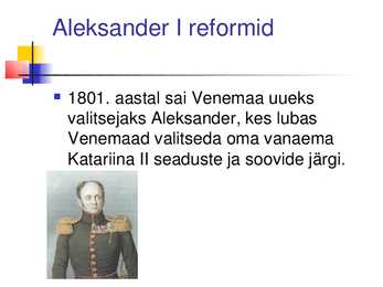 Venemaa 19-sajandi esimesel poolel #4