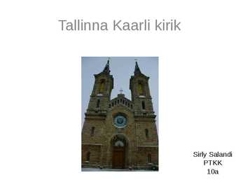 Tallinna Kaarli kirik