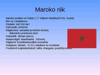 MAROKO Riik #3