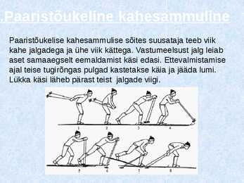Klassikalise suusatehnika sõiduviisid #8
