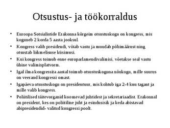 Sotsiaaldemokraadid-Euroopa rahvapartei-Euroerakond #6