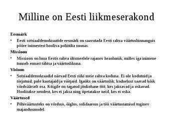 Sotsiaaldemokraadid-Euroopa rahvapartei-Euroerakond #7