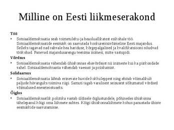 Sotsiaaldemokraadid-Euroopa rahvapartei-Euroerakond #8